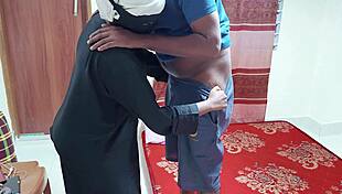 Desi Girlfriend And Stepmom Ride Boyfriend's Cock In Threesome