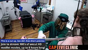 In the hospital night, nurse serena morgan spreads in latex gloves for patient's pov domination moan.