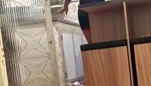 belinha hotwife flashes seduces delivery guy then uber moto for double cum in mouth loads?