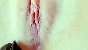 Watch me shave my hairy pussy lips smooth for that tight wet beaver look