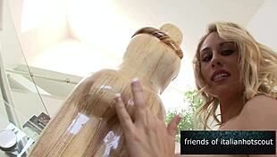 gorgeous blonde bombshell 🍑 with perfect ass rides cock doggystyle missionary