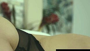 craving those bound babes licking and kissing in fishnet lesbian bdsm bliss 🔥👅