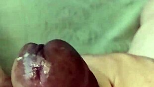 THICK COCK pulses in slow motion WET JERKOFF explosion