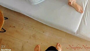 curvy stepmom relieves viagra boner with creampie doggystyle squirting