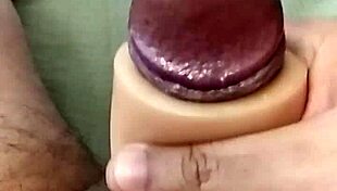 THICK COCK pulses in slow motion WET JERKOFF explosion