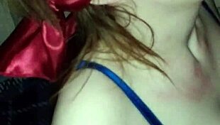 Girlfriend sucks old friend's cock on cam but doesn't know she's filmed