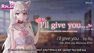 ria 18 dives into korean roleplay with english subbed voice