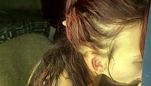 stepsis milks my cock fingering her shaved pussy