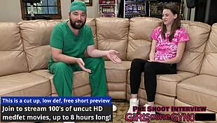 lilly jades humiliating 1st gyno exam anal finger spread n latex glove insertion