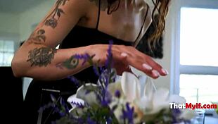 What if Mr and Mrs Smith Parody Stars Vanessa Sky Cheating with Lucky Milf Mother-in-Law?