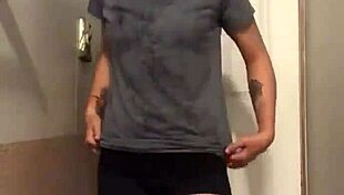 Petite Brunette Teen Teases Tender Ass in Tight Spandex