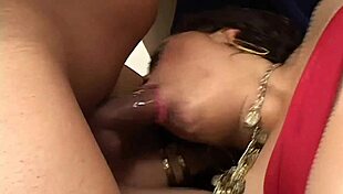 Chubby Indian Sama's First Double Decker with Two Huge Facials