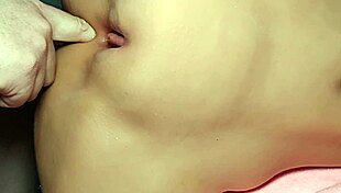fuck doll's fat shaved pussy takes double toys anal handjob close up