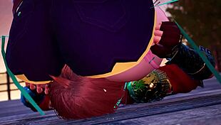 Witch alice nylon footjob