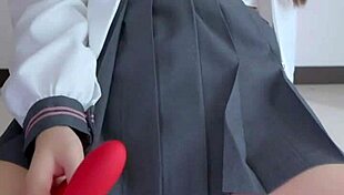 Classmate's Cute Underwear Hides Vibration Addiction