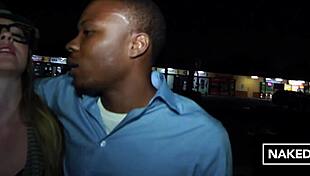 Whoa! Blonde babe deepthroats that monster BBC on spring break? 😲🍆