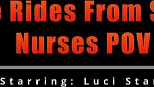 nurse luci starr's pov ride turns patient into moaning mess backstage 😈!!