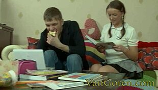 Students Ditch Lessons For Shaved Assfucking And Big Cock Pounding