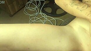 stepsis milks my cock fingering her shaved pussy