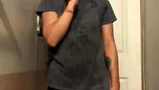 Petite Brunette Teen Teases Tender Ass in Tight Spandex