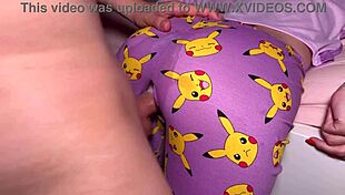 Stepsister insists on rubbing only but we end up fucking hard