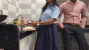 teacher fucks college girl ashu at home when she skips class