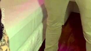 married slut rides huge bbc bareback after party with cuckold watching