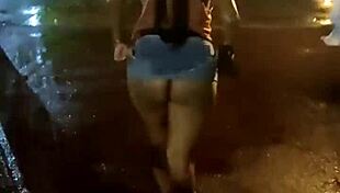 omg leyne rodriguez gives best friend sloppy blowjob in rain 🌧️🍆
