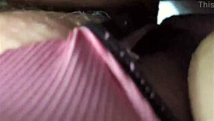 Ecstatic BBW Milf Overwhelmed by BBC Creampie Joy in Car