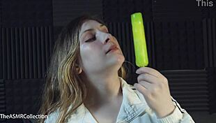 Slobbery Wet Popsicle Suck Feels So Intense With Mia Asmr