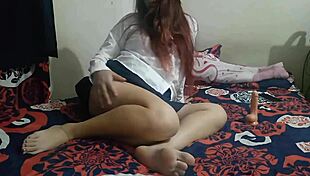Amateur Mexican Latina House Girl Dreams of Huge Cock Deep in Tight Anus
