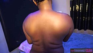 Ebony Babe's Pussy Pounded Hard!