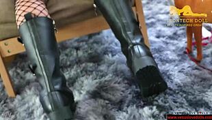 Venus love doll's bubble butt sex doll takes massive pounding in every position