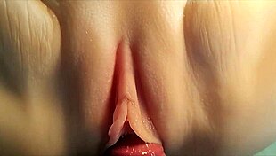 Her White Tender Pussy Stuffed with Toys and Double Cocks!