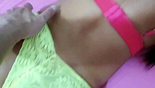 relaxed for tasty massage but juicy licks got her wet and gaping