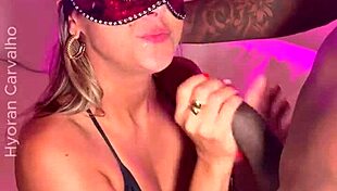married slut rides huge bbc bareback after party with cuckold watching