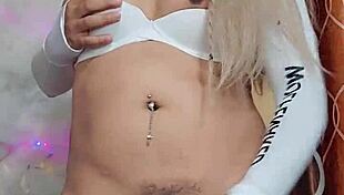 ever seen a hot white trans jerking cock like rica blanca?