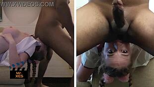 blonde pawg chokes on bbc submits to daddy rough!