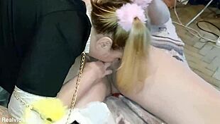 perverted old ugly guy cums licking dirty stinking mature pussy