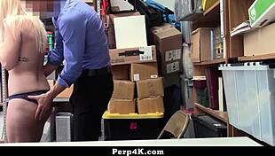 lp officer catches teen shoplifter then fucks her senseless