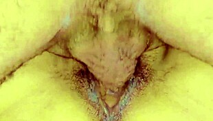 Stepbrother slides small dick deep into stepsis shaved pink vagina for creampie