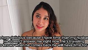 my big titted neighbor pounds me hard while her cuckold wife away