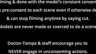 dr tampa gives aria nicole her 2023 yearly physical with feet, gaping and spreading backstage