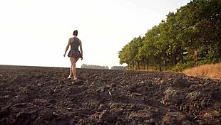 Voyeur spies schoolgirl's miniskirt upskirt cameltoe flashing full back panties outdoors