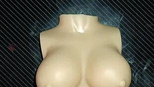 dolly begs for dp i unload cum on her tits