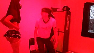 our erotic latina milf dance tempts him into hot threesome sex