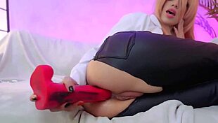 Octokuro's Anal Creampie Compilation in Latex Cosplay