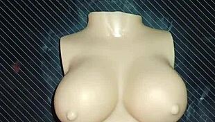 dolly begs for dp i unload cum on her tits