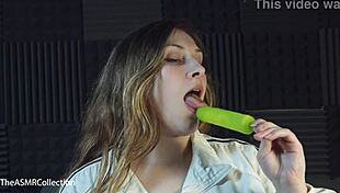 Slobbery Wet Popsicle Suck Feels So Intense With Mia Asmr