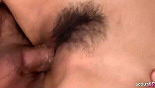 whoa, classmate tempts this skinny japanese virgin into rough creampie defloration 😍💦